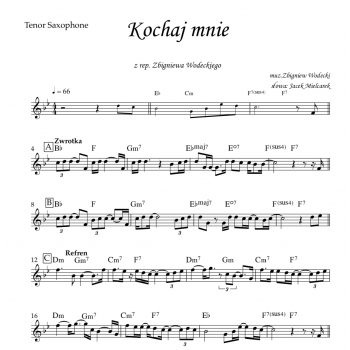 Kochaj Mnie - Zbigniew Wodecki, Tenor/Soprano Saxophone (Bb-Instrument)